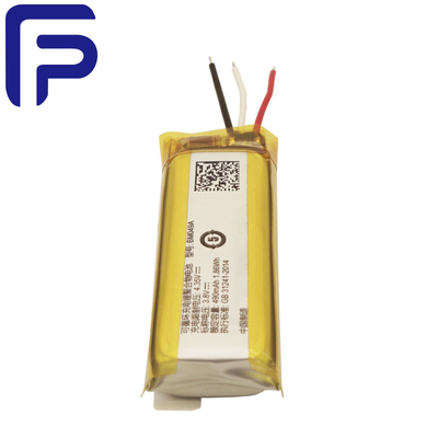 Rechargeable Lithium Ion Battery Pack , Bluetooth Headset Battery 510mAh 3.8V ODM