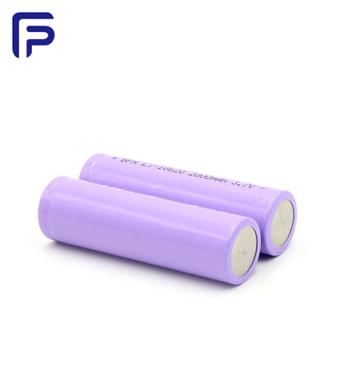 18620C Lithium Ion Rechargeable AAA Battery , 3.7V 2000mAh Battery 1.5A